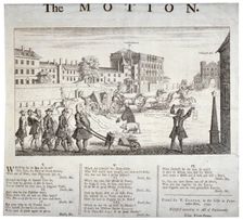 The Motion 1741. Artist: Anon
