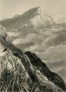 The Mount Washington Road, (White Mountains) 1872. Creator: Samuel Valentine Hunt