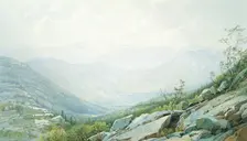 The Mount Washington Range, from Mount Kearsarge, 1872. Creator: William Trost Richards