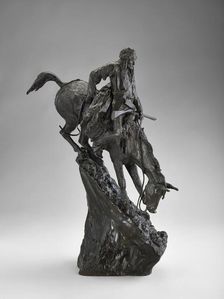 The Mountain Man, 1903. Creators: Frederic Remington, Roman Bronze Works