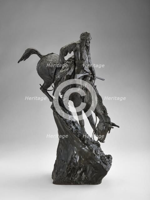 The Mountain Man, 1903. Creators: Frederic Remington, Roman Bronze Works.