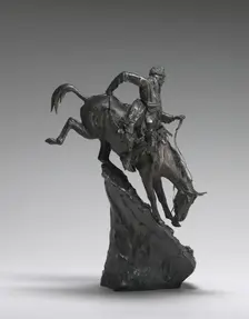 The Mountain Man, model 1903, cast 1904. Creator: Frederic Remington