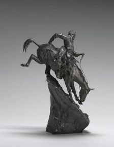 The Mountain Man, model 1903, cast 1904. Creator: Frederic Remington