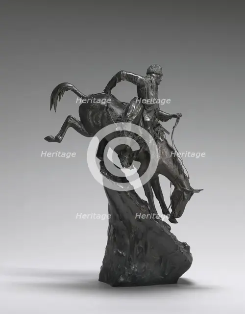 The Mountain Man, model 1903, cast 1904. Creator: Frederic Remington.