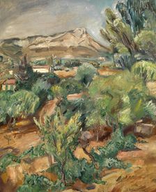 The Mountain Coudon Seen from Cap Brun, c1900-1949. Creator: Othon Friesz