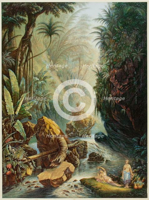 The Mountain Stream, n.d. Creator: George Baxter.