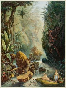 The Mountain Stream, n.d. Creator: George Baxter