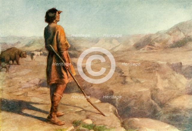 'The mountain Shar where Milosh-the-Shepherd tarried with his flocks', 1917. Creator: Unknown.