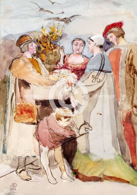 The Mountebanks. Creator: George John Pinwell.