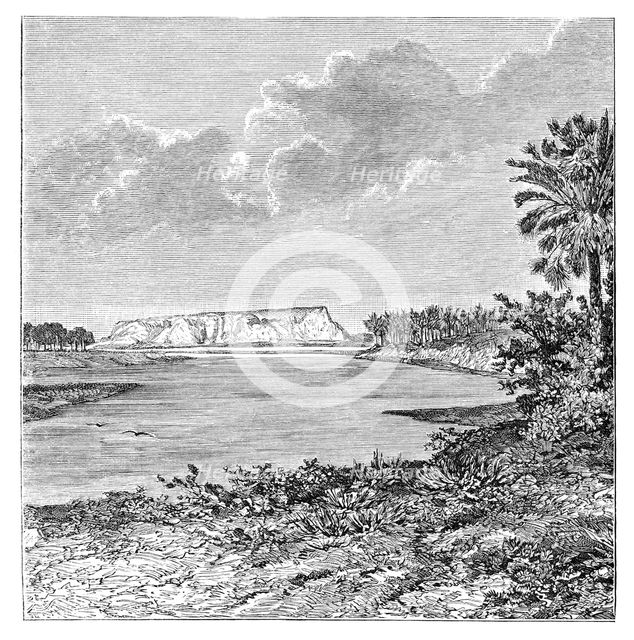 The Mound of Babil, Iraq, 1895. Artist: Unknown