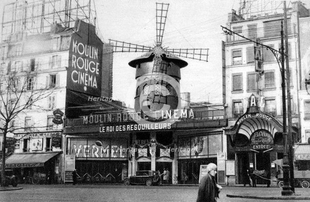 The Moulin Rouge, Paris, 1931. Artist: Ernest Flammarion
