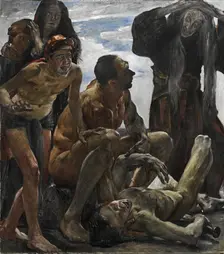 The mourning. Artist: Corinth, Lovis (1858-1925)