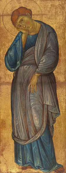The Mourning Saint John the Evangelist, c. 1270/1275. Creator: Master of the Franciscan Crucifixes