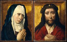 The Mourning Virgin; The Man of Sorrows. Creator: Posthumous Workshop Copy after Dieric Bouts (Netherlandish, Leuven, ca. 1525)