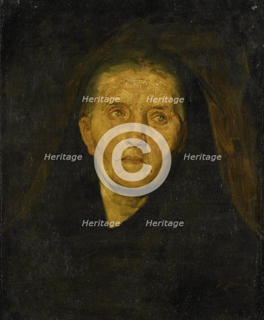 The Mourning Widow, c.1860-c.1865. Creator: Diederik Franciscus Jamin.