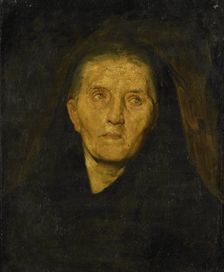The Mourning Widow, c.1860-c.1865. Creator: Diederik Franciscus Jamin