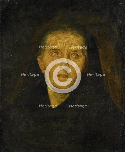 The Mourning Widow, c.1860-c.1865. Creator: Diederik Franciscus Jamin.