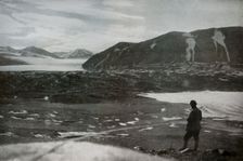 The Mouth of Dry Valley, Showing The Commonwealth Glacier 1912, (1913). Artist: Frank Debenham