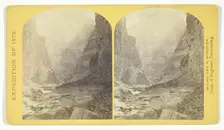 The mouth of Kanab Creek. The beds of the Colorado River and its tributary here lie in gorges..., 18 Creator: William H. Bell