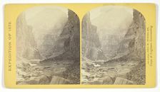 The mouth of Kanab Creek. The beds of the Colorado River and its tributary here lie in gorges..., 18 Creator: William H. Bell