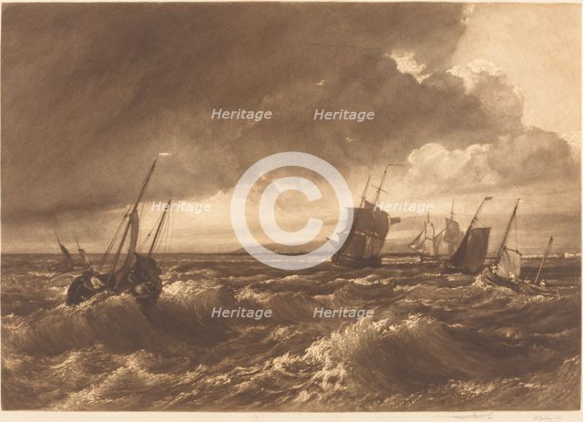 The Mouth of the Thames?Isle of Sheppey in Distance, 1891. Creator: Frank Short.