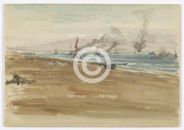 The Mouth of the River, 1881-1883. Creator: James Abbott McNeill Whistler.