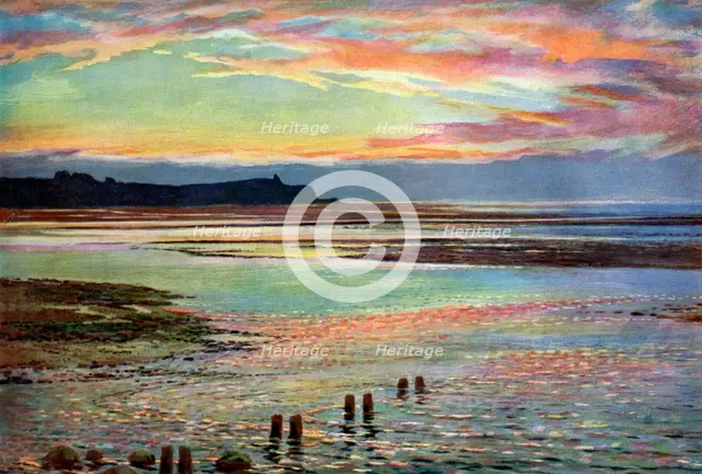 'The Mouth of the River Doon', Scotland, 1924-1926. Artist: FC Varley