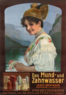 The mouth and toothwash by Josef Weidinger, c1900-1910. Creator: Anonymous