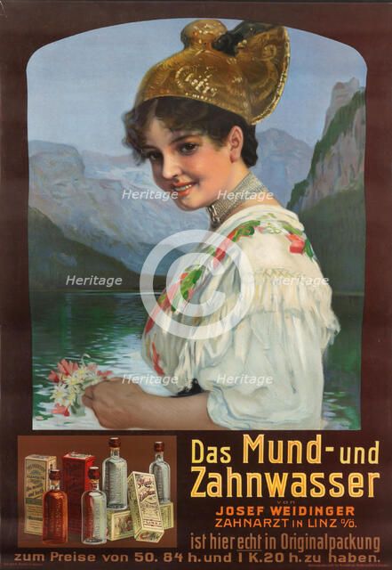 The mouth and toothwash by Josef Weidinger, c1900-1910. Creator: Anonymous.