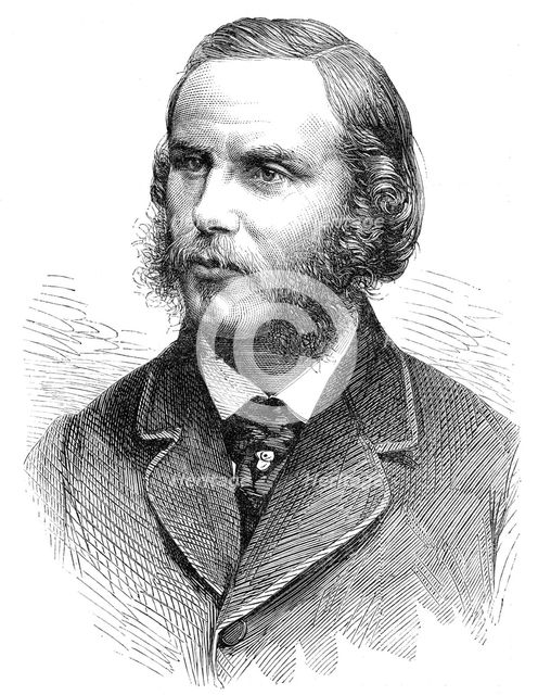 The movers and seconders of the addresses in both Houses of Parliament: Lord Abercromby, 1864. Creator: Unknown.