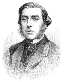 The movers and seconders of the addresses in both Houses of Parliament: Mr. Göschen..., 1864. Creator: Unknown