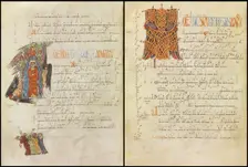 The Mozarabic Antiphonary from the Cathedral of León (the León Antiphonary)..., 10th-11th century. Creator: Anonymous