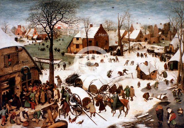 'The Numbering at Bethlehem', 1566. Artist: Pieter Bruegel the Elder