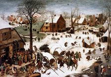 The Numbering at Bethlehem 1566. Artist: Pieter Bruegel the Elder