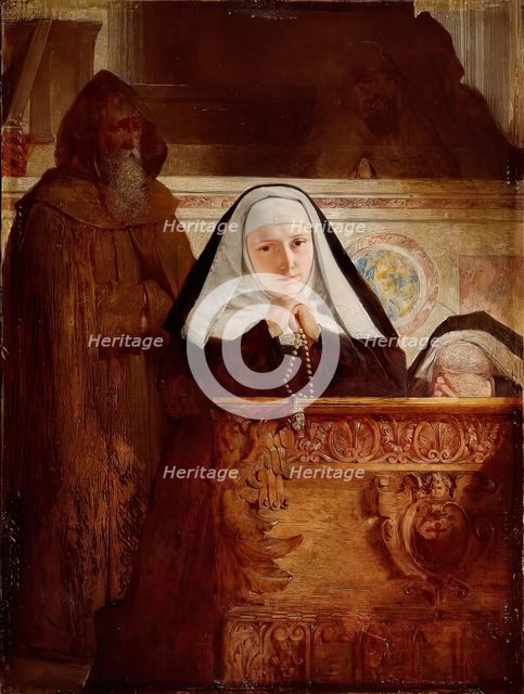 The Nun, 1875-1891. Creator: William Fettes Douglas.