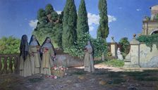 The Nuns Garden c1870-1938. Artist: Enrico Tarenghi
