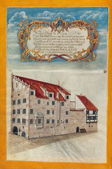 The Nuremberg Residence of the Derrer Family, about 1626-1711. Creator: Georg Strauch