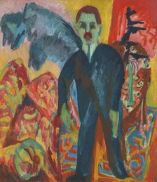 The Nurse, 1917 or 1918. Creator: Ernst Kirchner