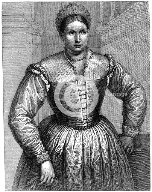 The nurse of the Medici family, 1882.Artist: Paris Bordone