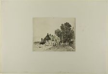 The Nurse, from Cahier de six eaux-fortes, vues de Hollande, 1862. Creator: Johan Barthold Jongkind