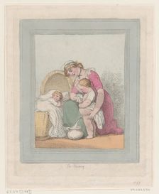 The Nursery, 1799?., 1799?. Creator: Thomas Rowlandson