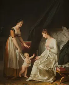The Nursing Mother (La Mère Nourrice), 1804. Creator: Marguerite Gerard