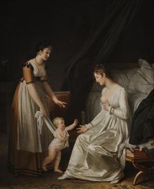 The Nursing Mother (La Mère Nourrice), 1804. Creator: Marguerite Gerard