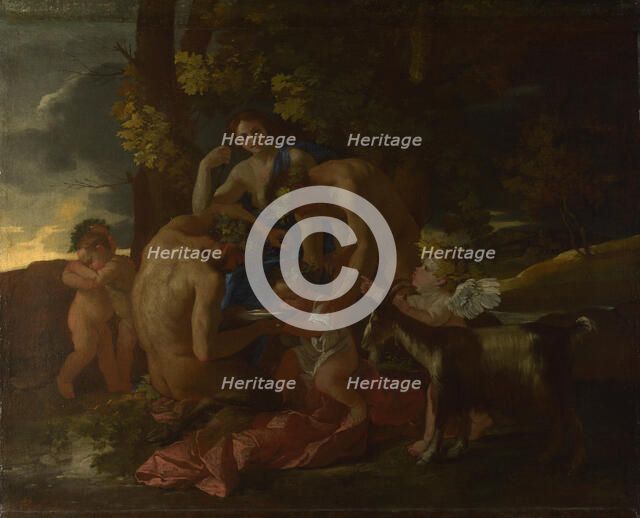 The Nurture of Bacchus, ca. 1628-1629. Artist: Poussin, Nicolas (1594-1665)
