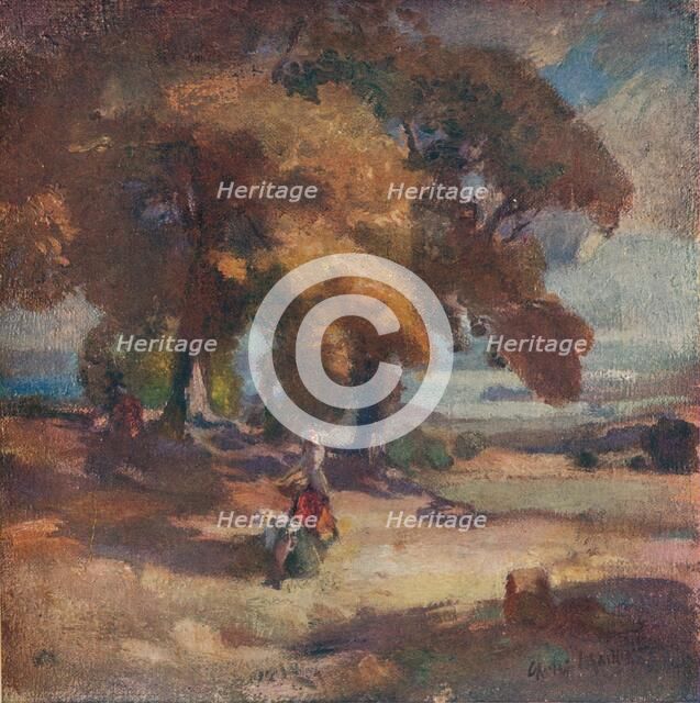 'The Nut Gatherers', c1902. Artist: Charles Hodge Mackie.