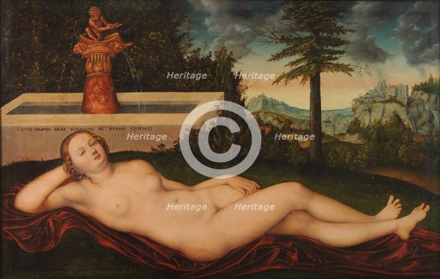 The Nymph of the spring, 1518.