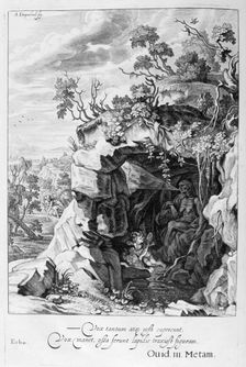 The nymph Echo changed into sound, 1655. Creator: Unknown