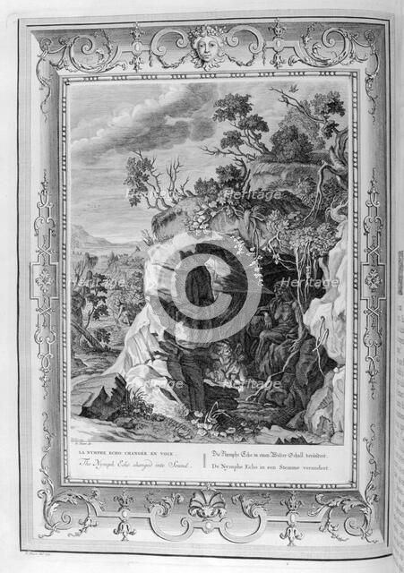 'The Nymph Echo Changed into Sound', 1733. Artist: Bernard Picart