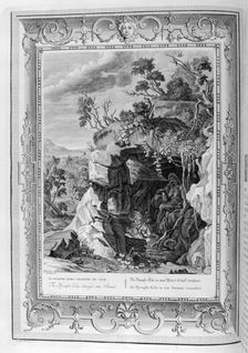The Nymph Echo Changed into Sound 1733. Artist: Bernard Picart