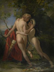 The Nymph Salmacis and Hermaphroditus, 1829. Creator: Francois-Joseph Navez